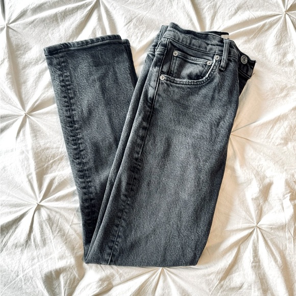 Agolde Riley High Rise Straight Jeans - Picture 6 of 11